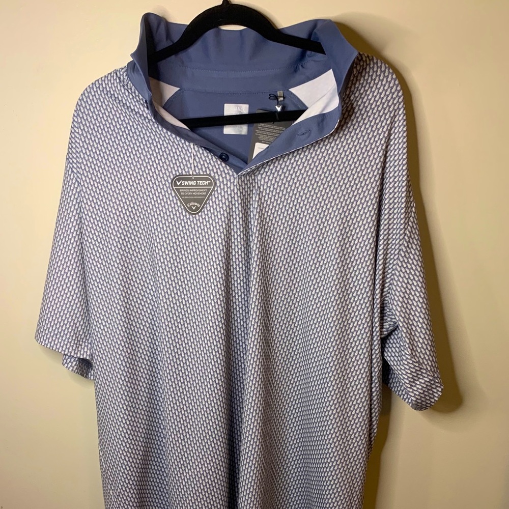 MENS CALLAWAY DRY FIT SHIRT NEW WITH TAGS